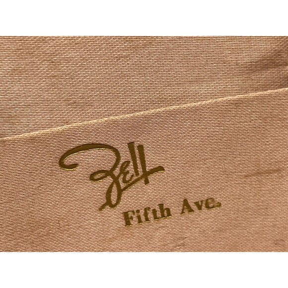 Vintage Zell Fifth Ave Clutch Purse Black Metal Clasp Jewel Gem - Picture 3 of 11